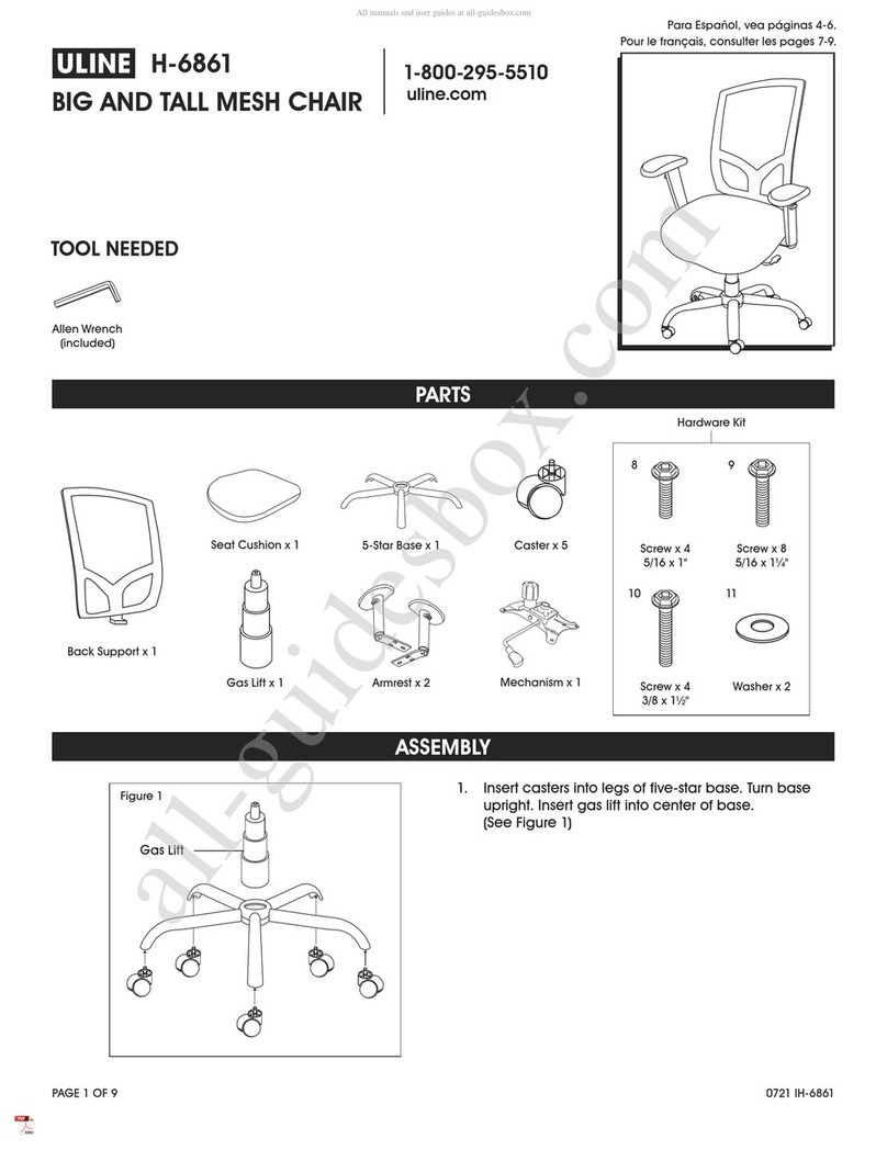 U-Line H-6961 User manual U-Line H-6961 User manual
