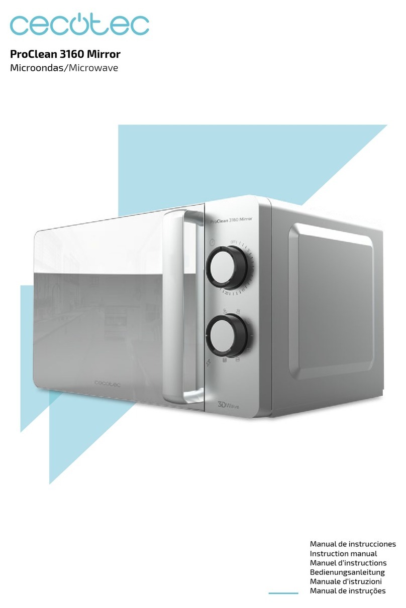 cecotec PROCLEAN 3160 MIRROR User manual