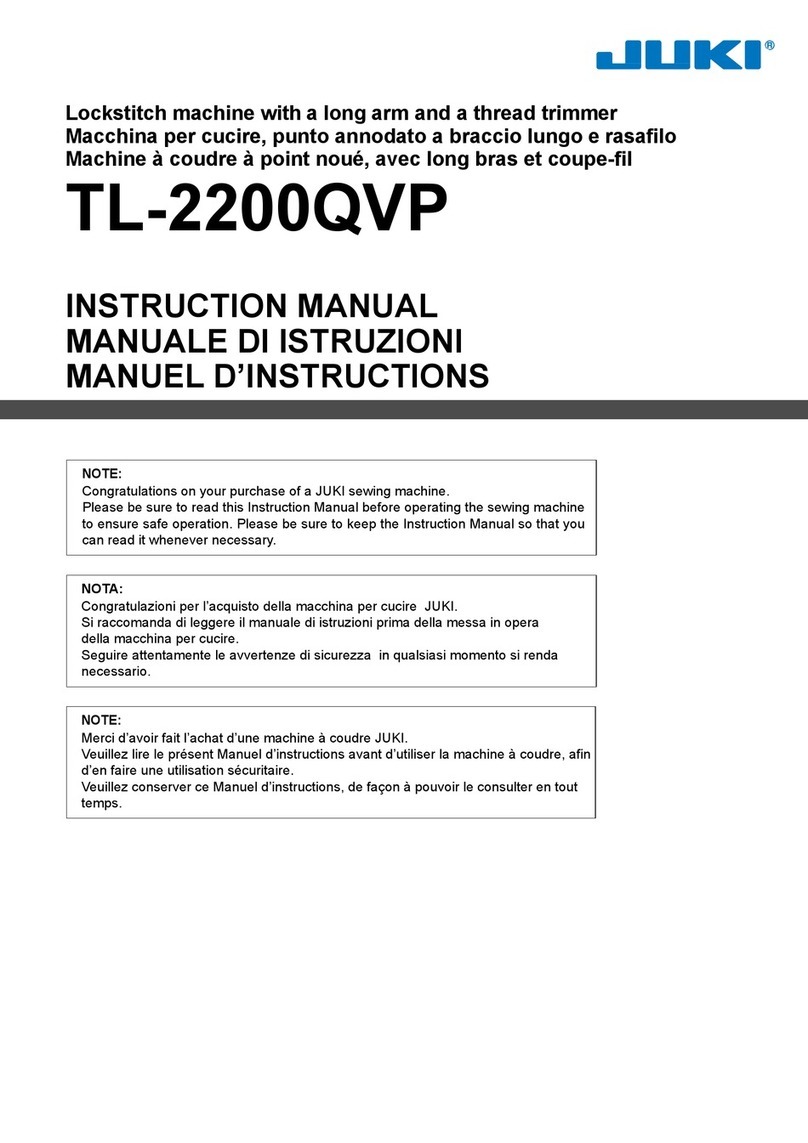 JUKI TL-2200QVP Mini User manual JUKI TL-2200QVP Mini User manual
