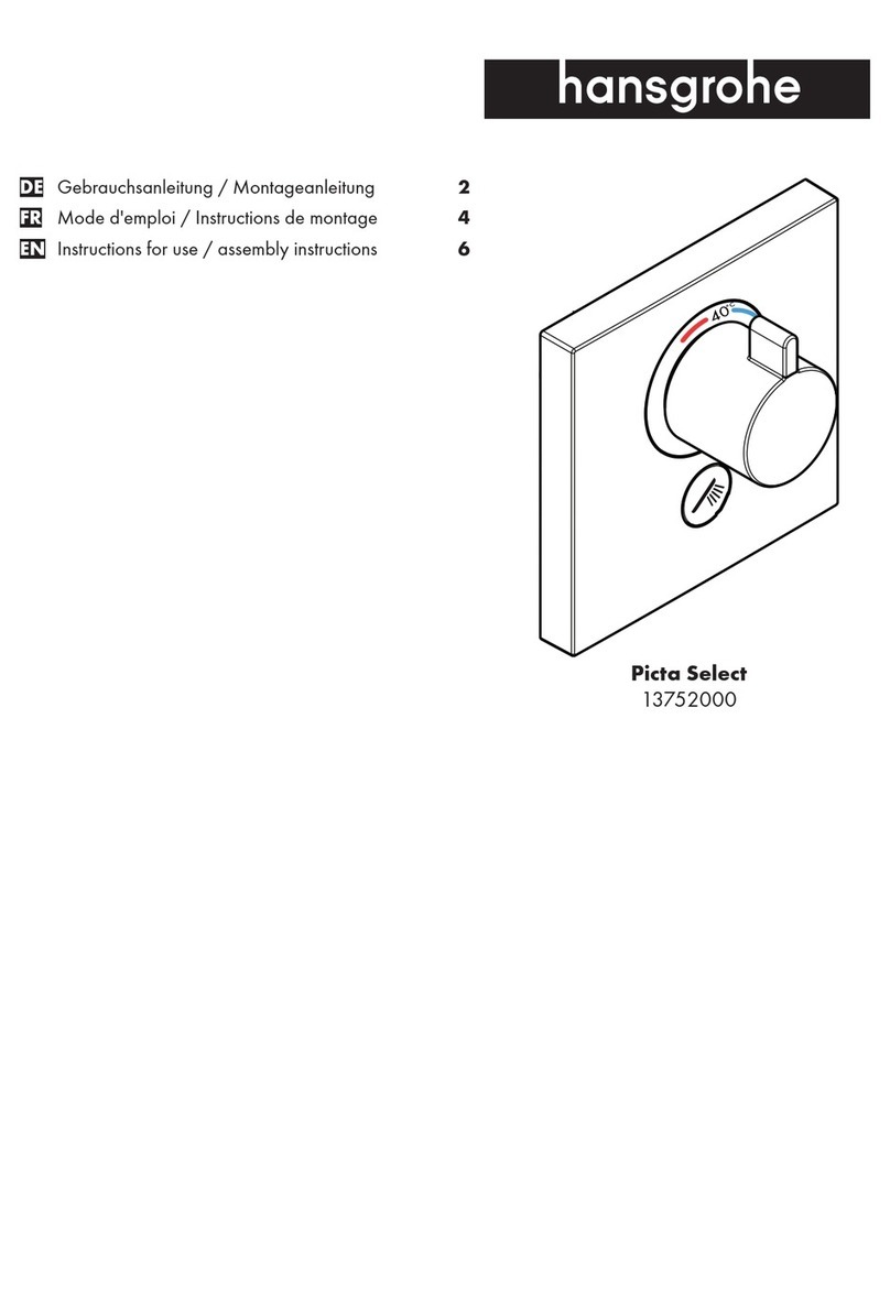 Hans Grohe Picta Select 13752000 Instructions for use/assembly instructions Hans Grohe Picta Select 13752000 Instructions for use/assembly instructions