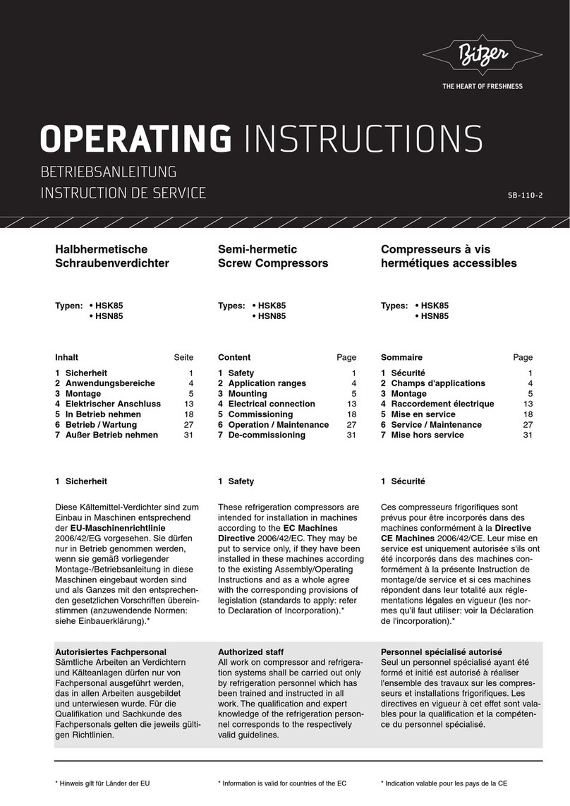 Biber HSK85 operating instructions Biber HSK85 operating instructions
