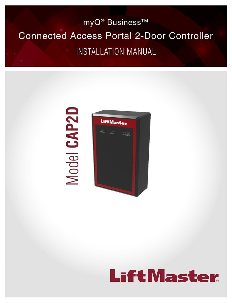 Chamberlain CAP2D installation manual Chamberlain CAP2D installation manual