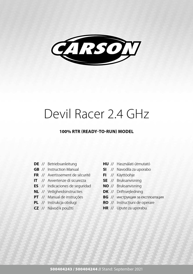 Carson Devil Racer 2.4 GHz instruction manual