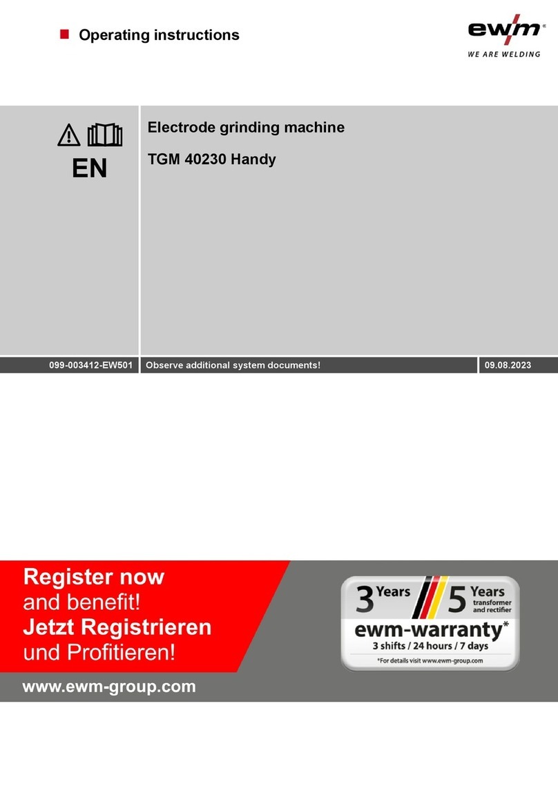 EWM TGM 40230 Handy operating instructions