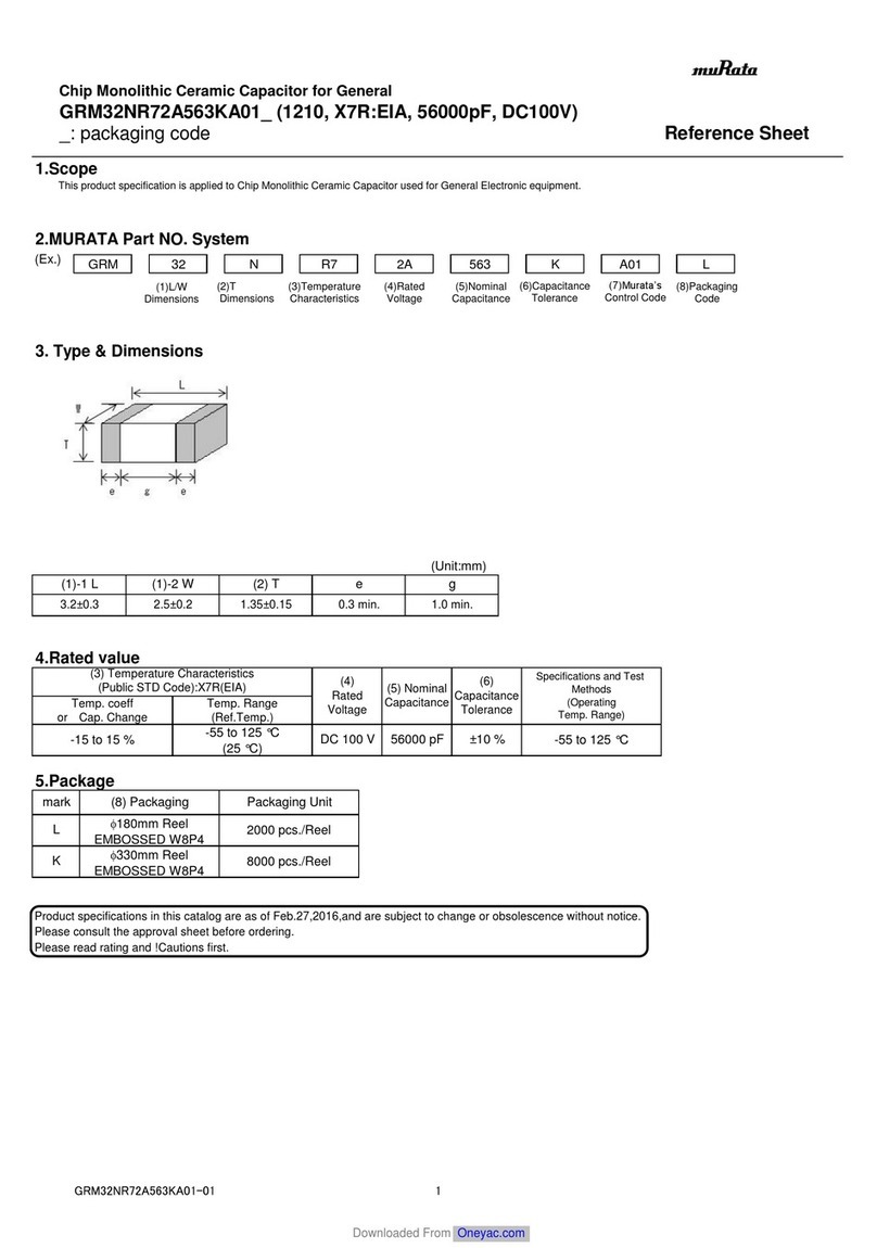 Murata GRM32NR72A563KA01 Series User manual Murata GRM32NR72A563KA01 Series User manual
