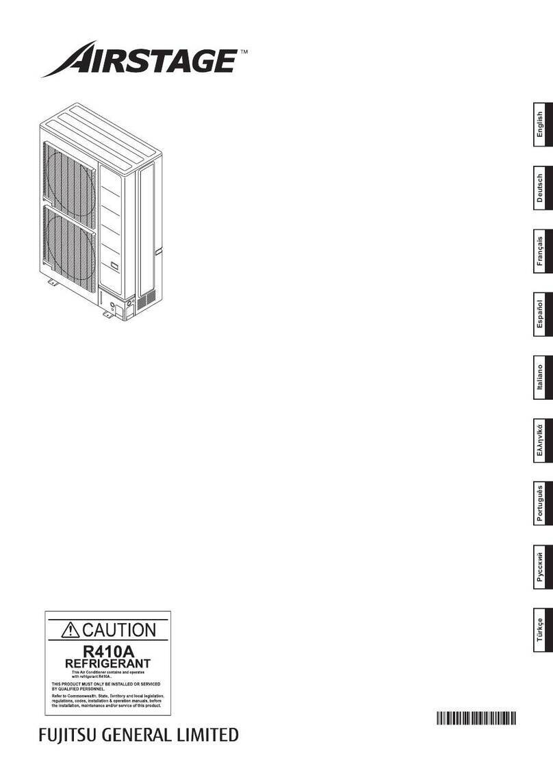 Fujitsu AIRSTAGE AJ 090LELBH Series User manual