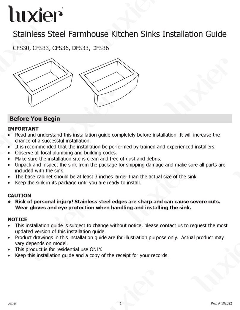 Luxier CFS30 User manual Luxier CFS30 User manual