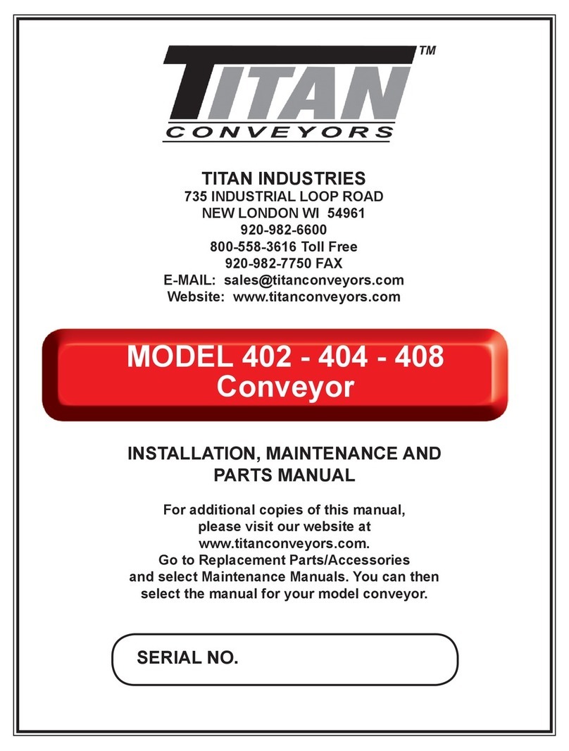 Titan 402 Installation, Maintenance, and Parts Manual