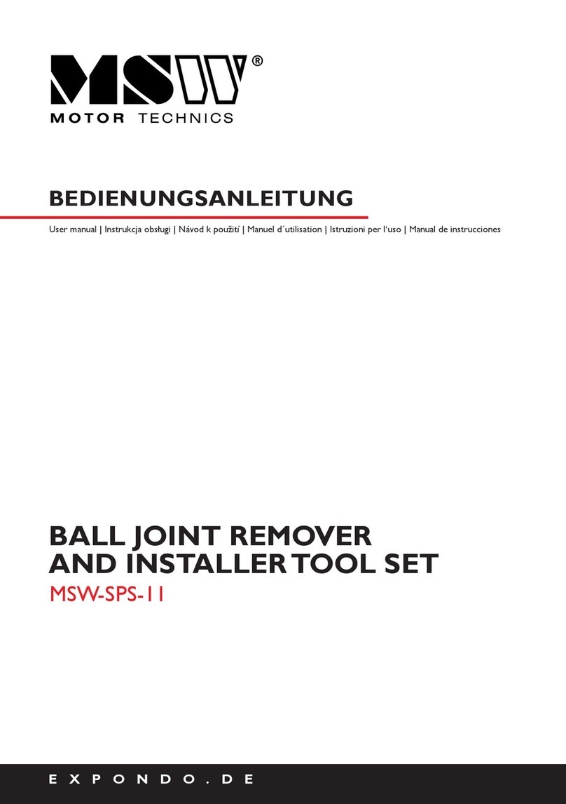 MSW MSW-SPS-11 User manual