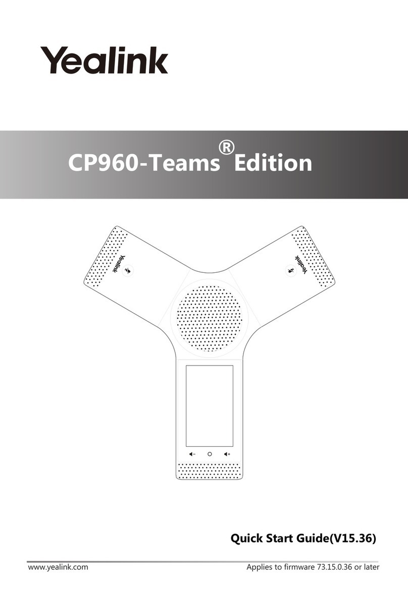 Yealink CP960 Teams Edition User manual