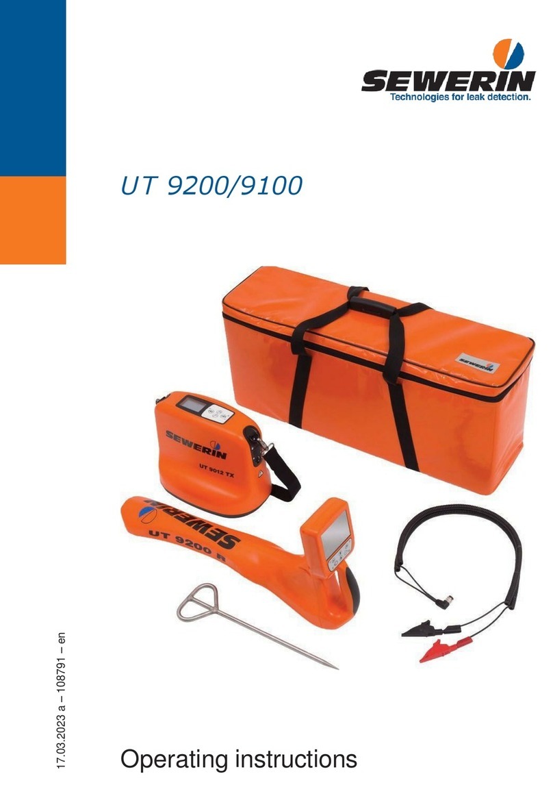sewerin UT 9200 operating instructions