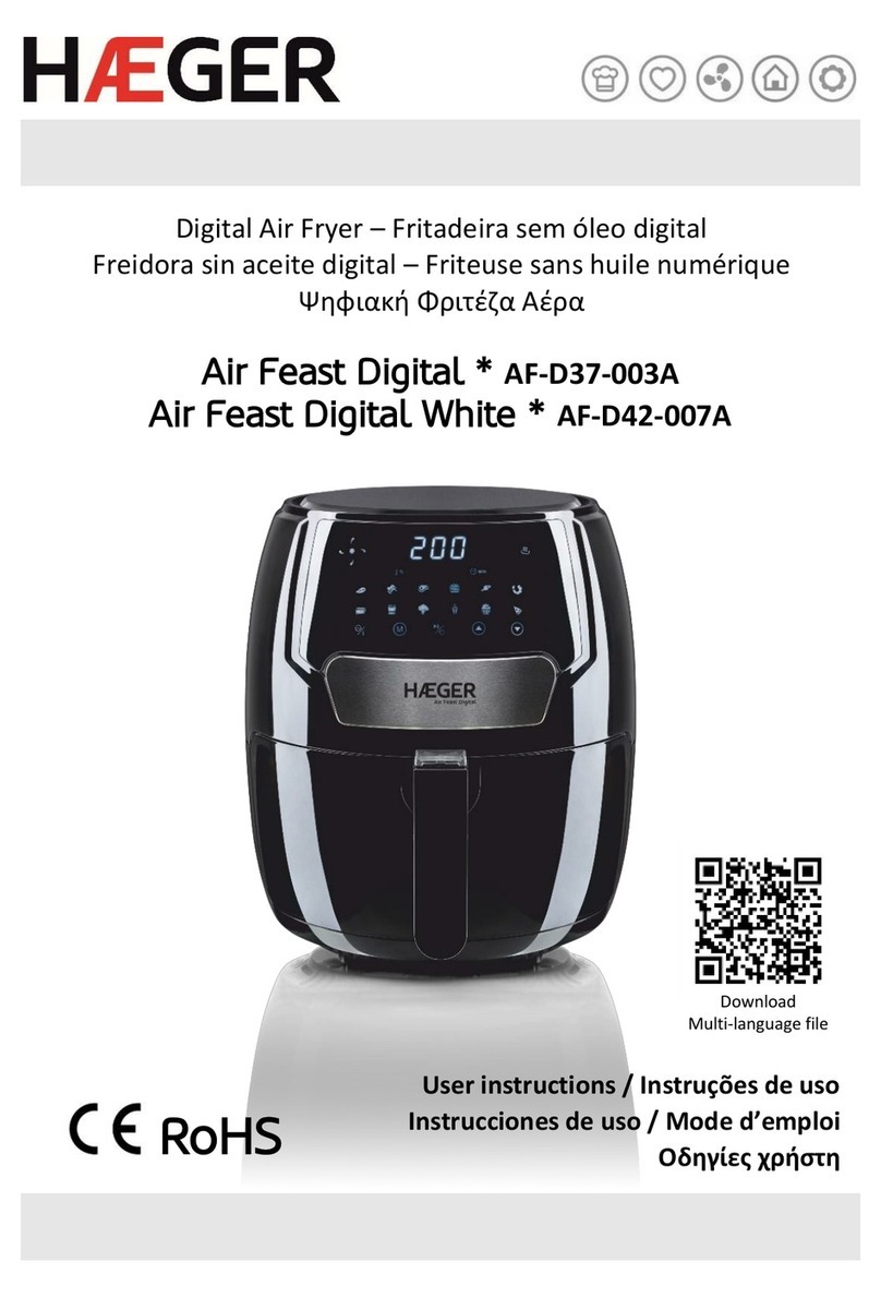 HAEGER Air Feast Digital White User instructions