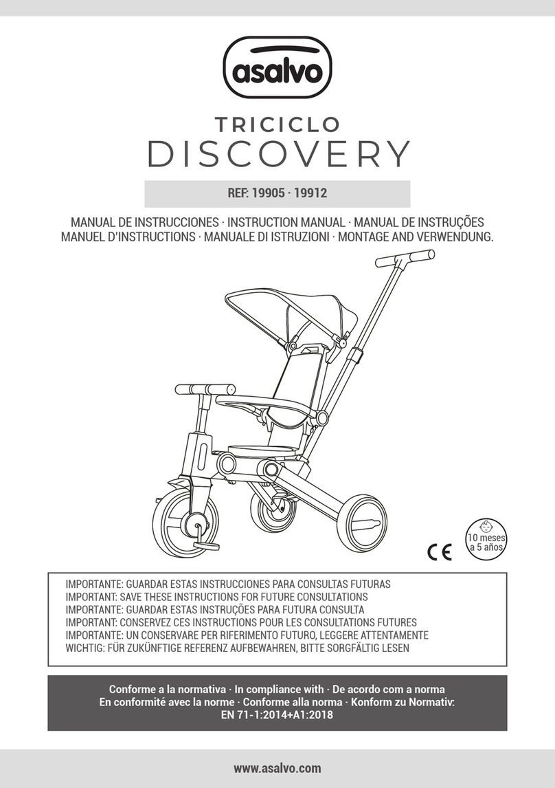 asalvo TRICICLO DISCOVERY User manual