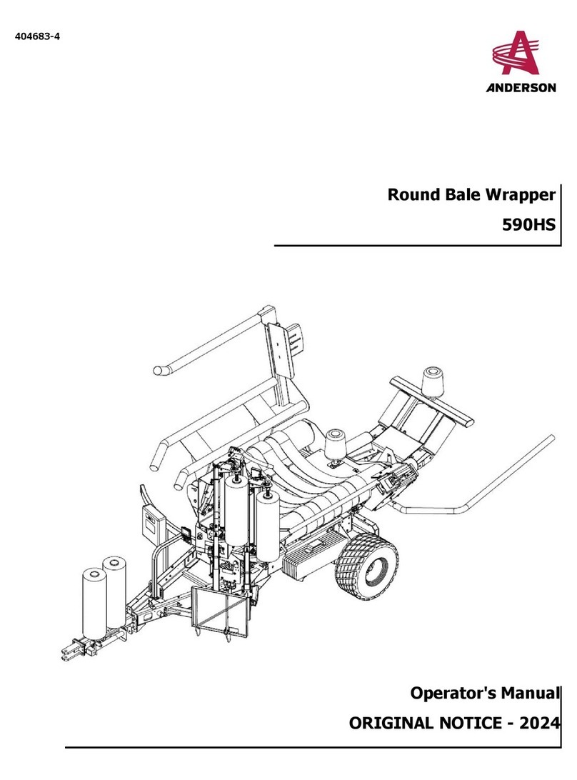 Anderson 590HS Operator's manual