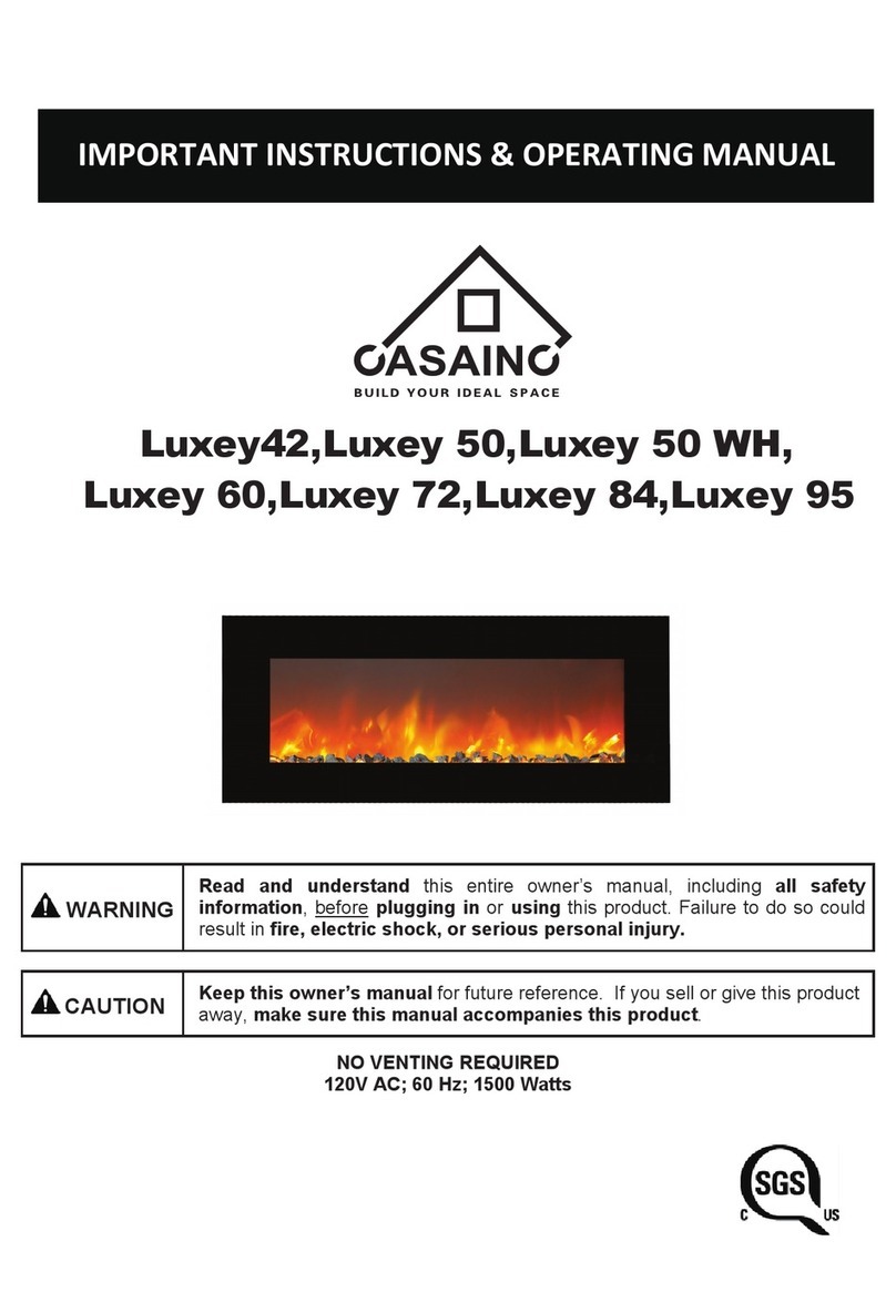 CASAINC Luxey42 Important instructions & operating manual CASAINC Luxey42 Important instructions & operating manual