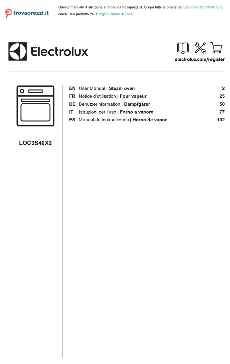 Electrolux LOC3S40X2 user manual