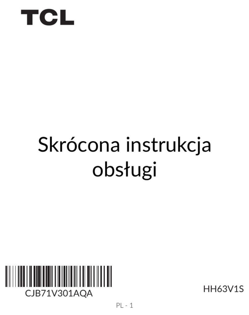 TCL HH63V1S User manual