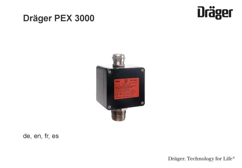 Dräger PEX 3000 User manual