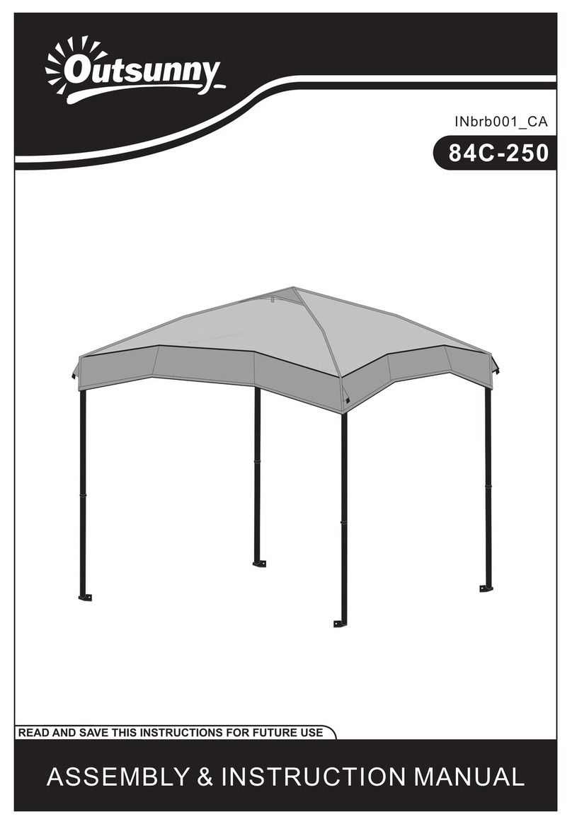 Outsunny 84C-250 Assembly & instruction manual Outsunny 84C-250 Assembly & instruction manual