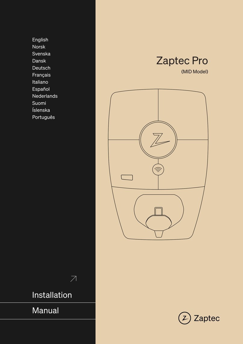 ZAPTEC Pro User manual