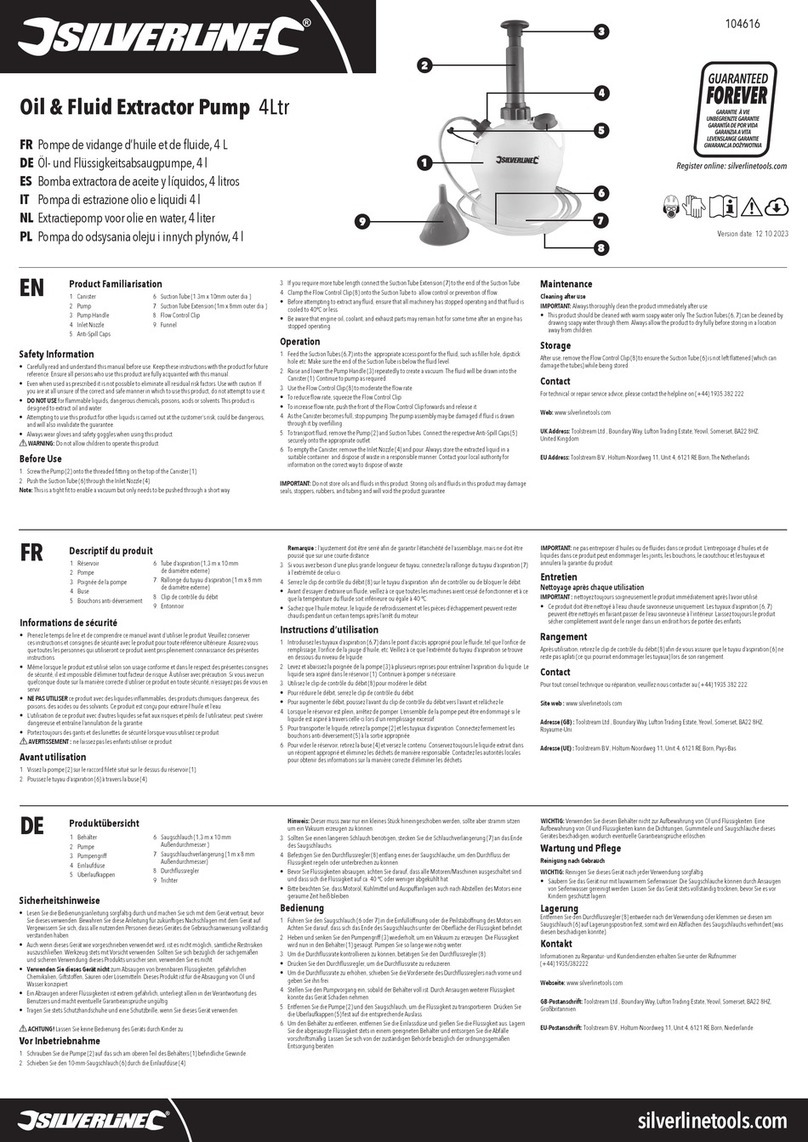Silverline 104616 User manual