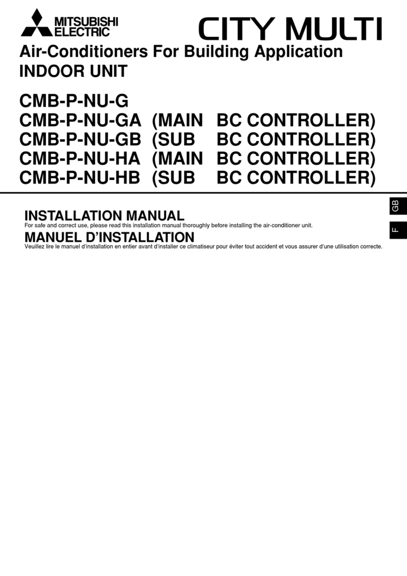 Mitsubishi Electric CITY MULTI CMB-P-NU-G User manual