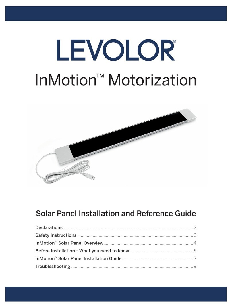 Levolor InMotion Installation and reference guide