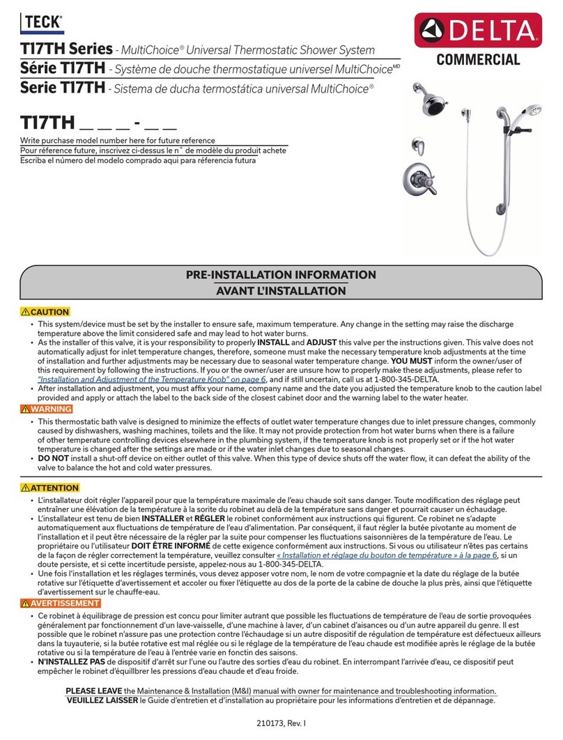 Delta T17TH Series User manual