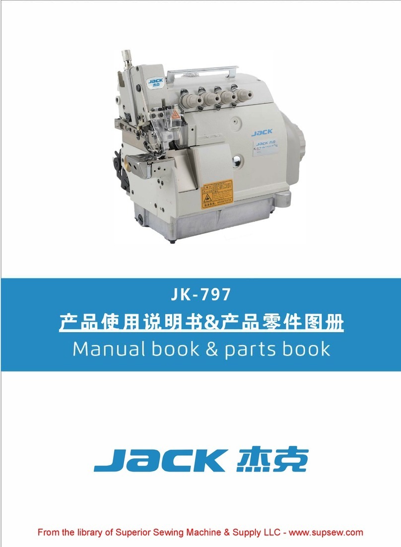 Jack JK-797 manual book & parts book
