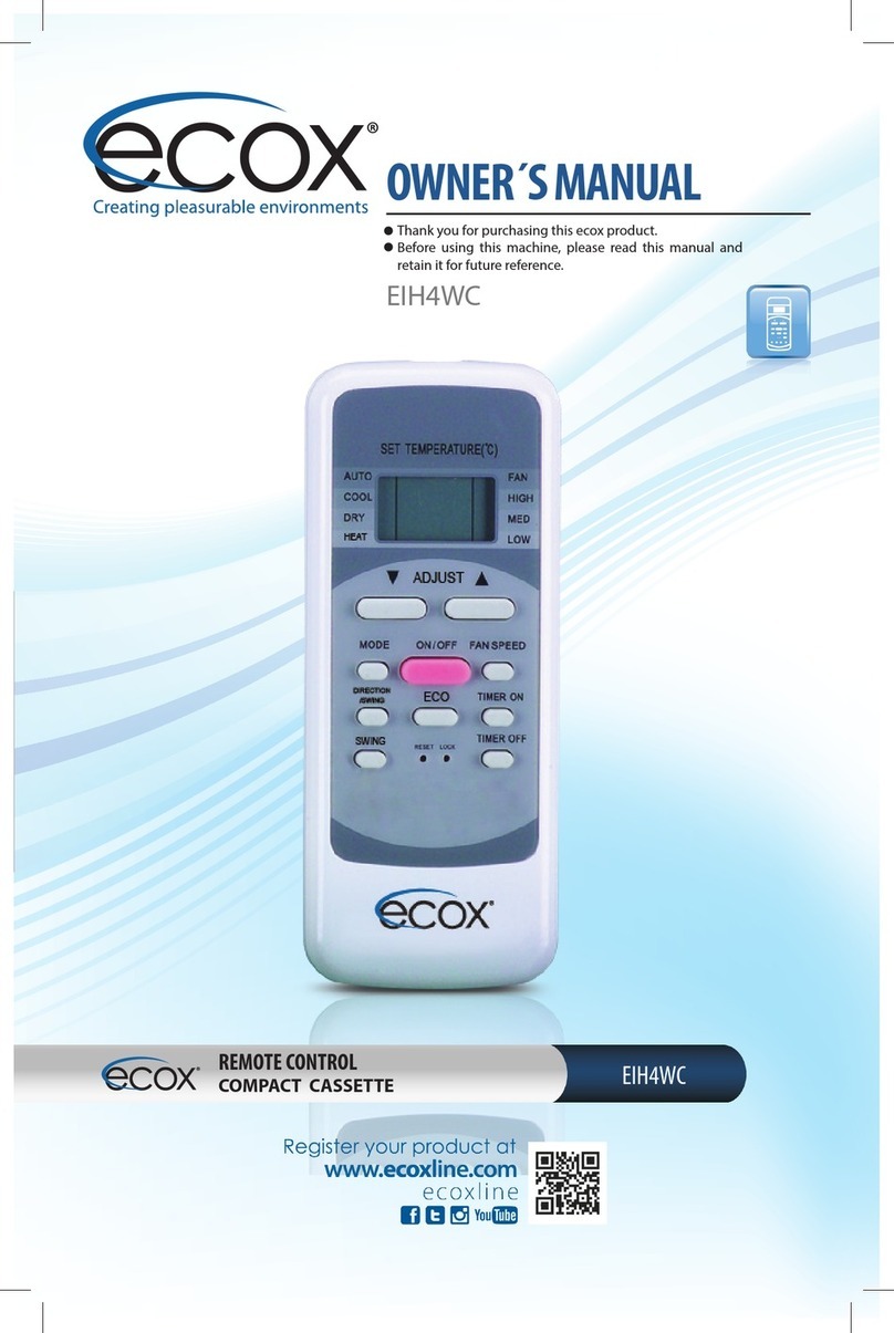 Ecox EIH4WC owner's manual