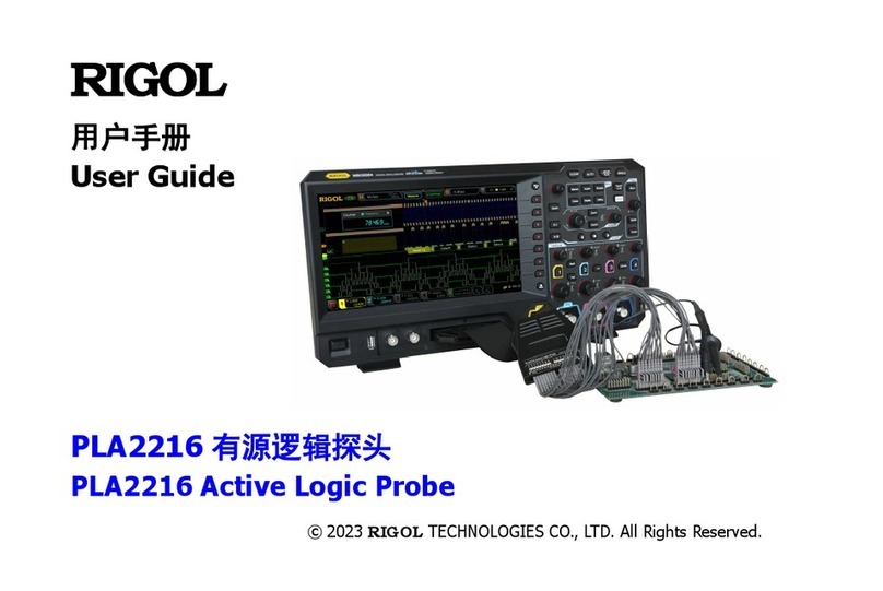 Rigol PLA2216 User manual