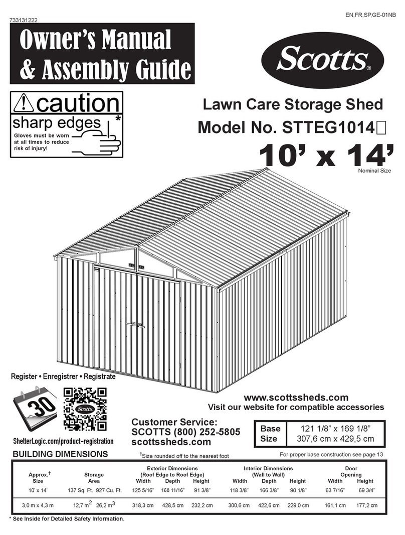 Scotts STTEG1014 Series Owner's manual & assembly guide