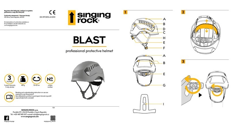 Singing rock BLAST Instructions for use