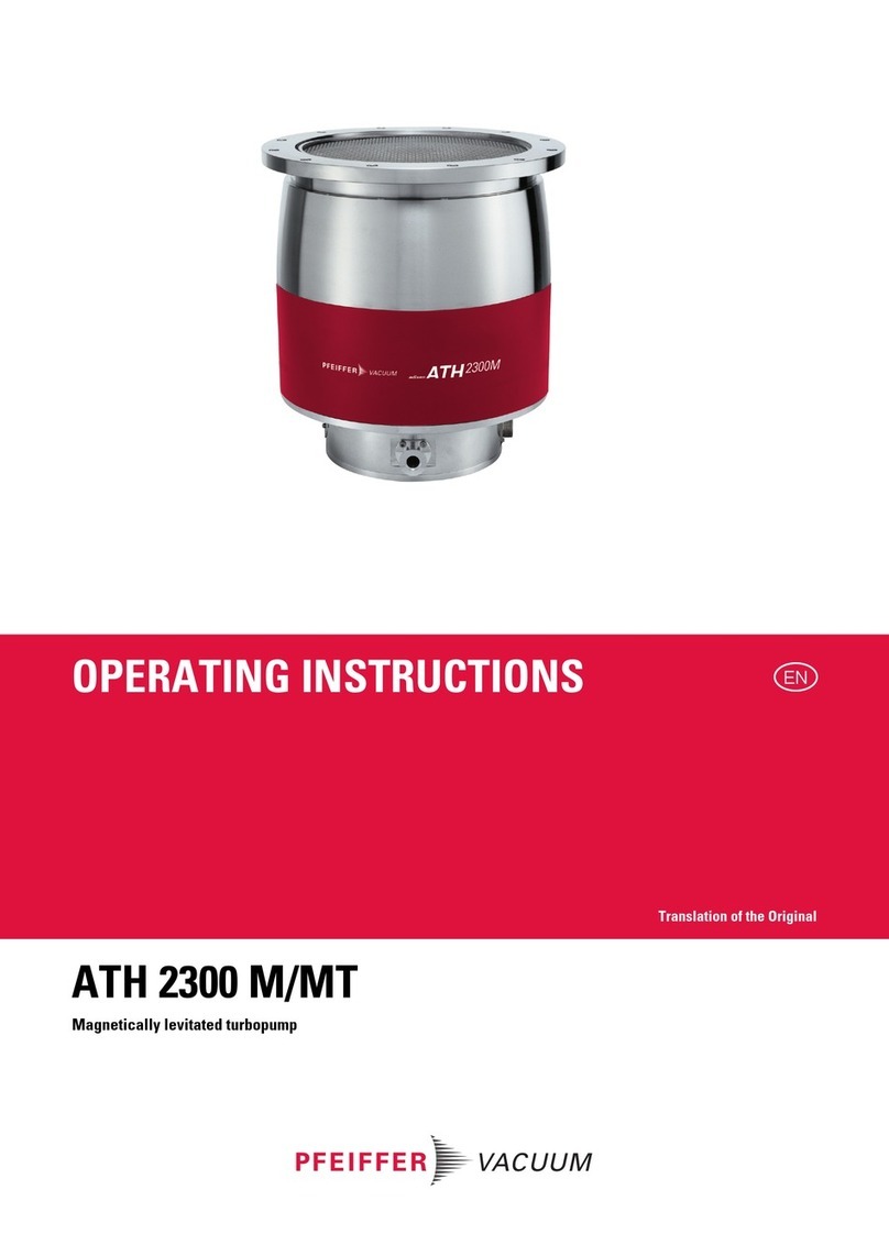 Pfeiffer Vacuum ATH 1603 M operating instructions