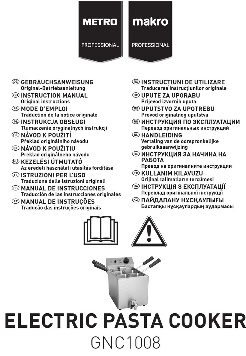 METRO PROFESSIONAL GNC1008 instruction manual