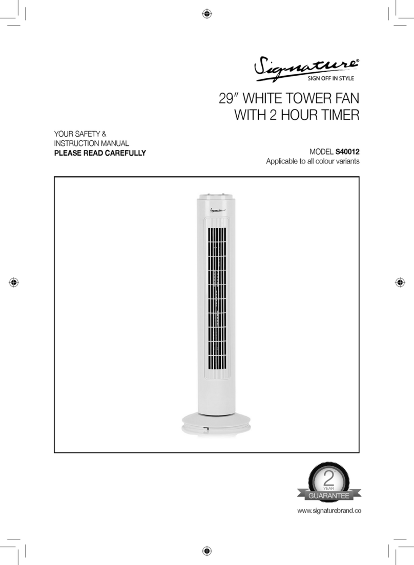 Signature S40012 instruction manual Signature S40012 instruction manual