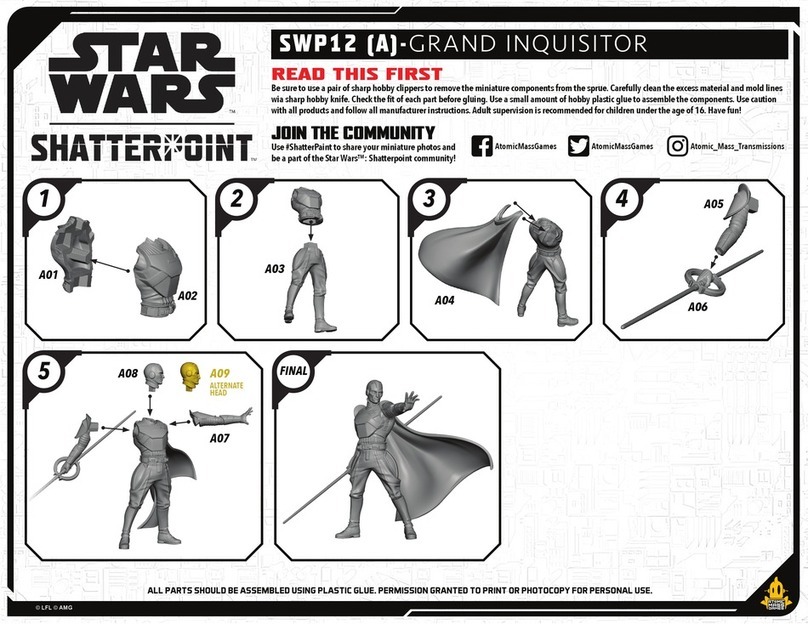 ATOMIC MASS GAMES STAR WARS SHATTERPOINT SWP12 User manual