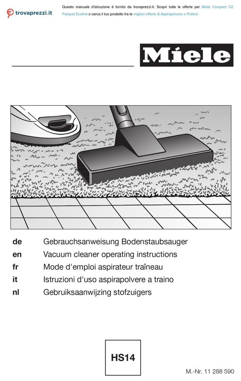 Miele Compact C2 PARQUET ECOLINE User manual Miele Compact C2 PARQUET ECOLINE User manual