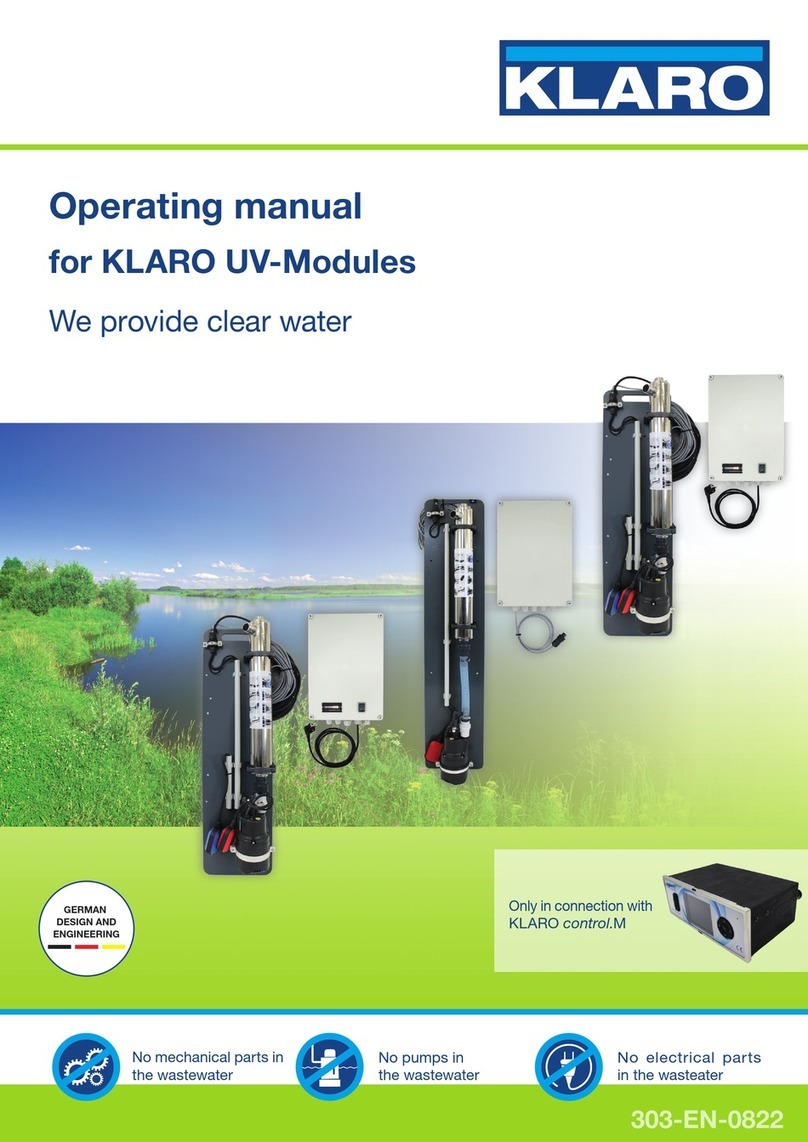 Klaro S50 operating manual
