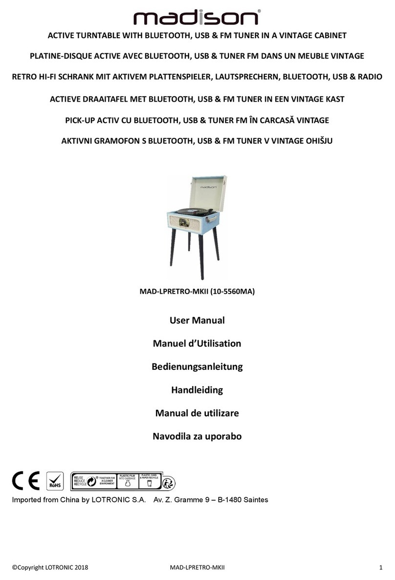Madison MAD-LPRETRO-MKII user manual