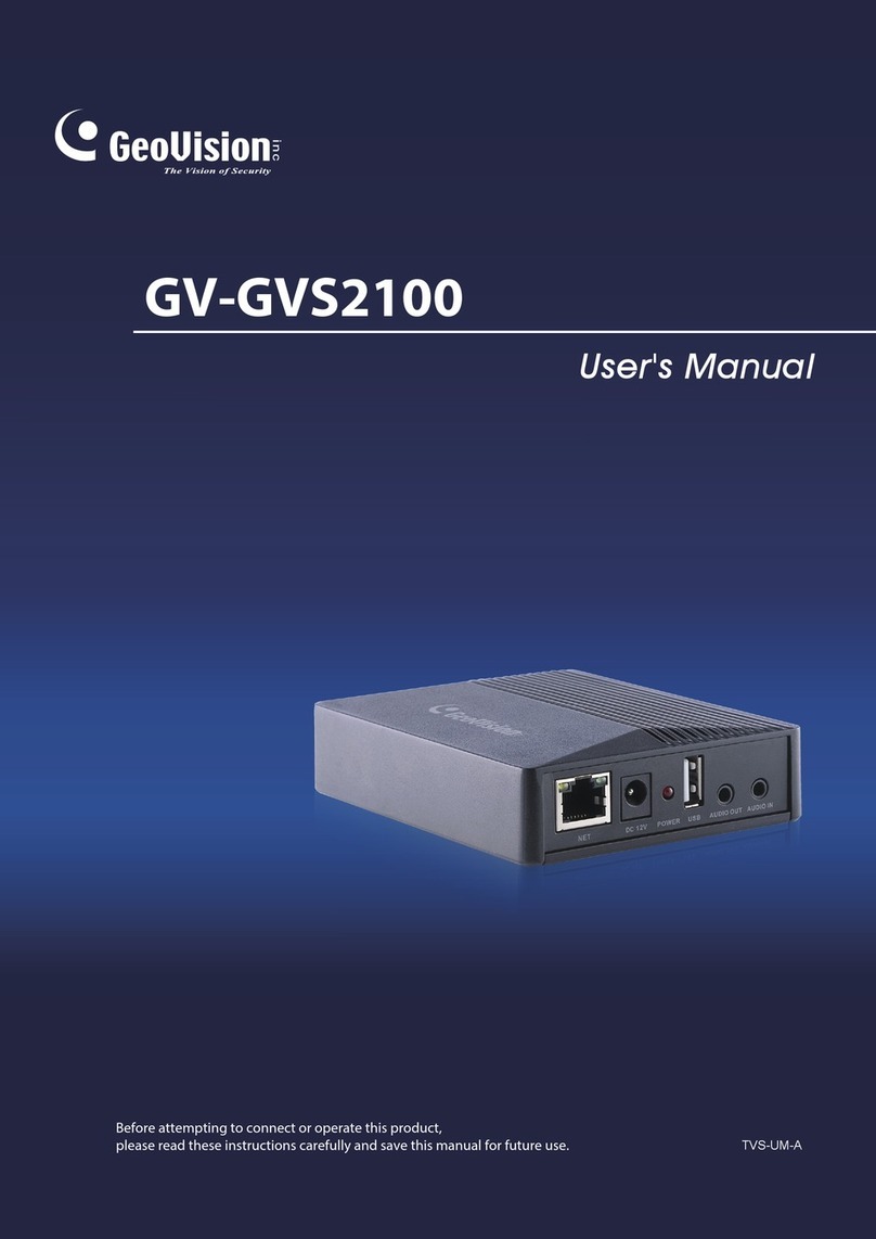 GeoVision GV-GVS2100 user manual