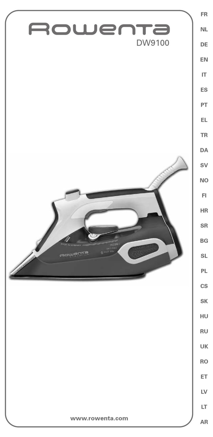 Rowenta DW9100 manual