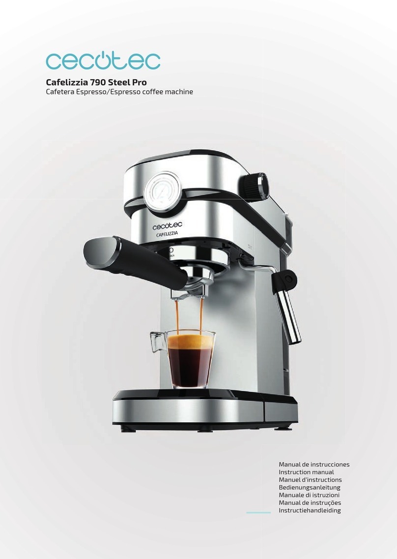 cecotec Cumbia Cafelizzia 790 STEEL instruction manual cecotec Cumbia Cafelizzia 790 STEEL instruction manual