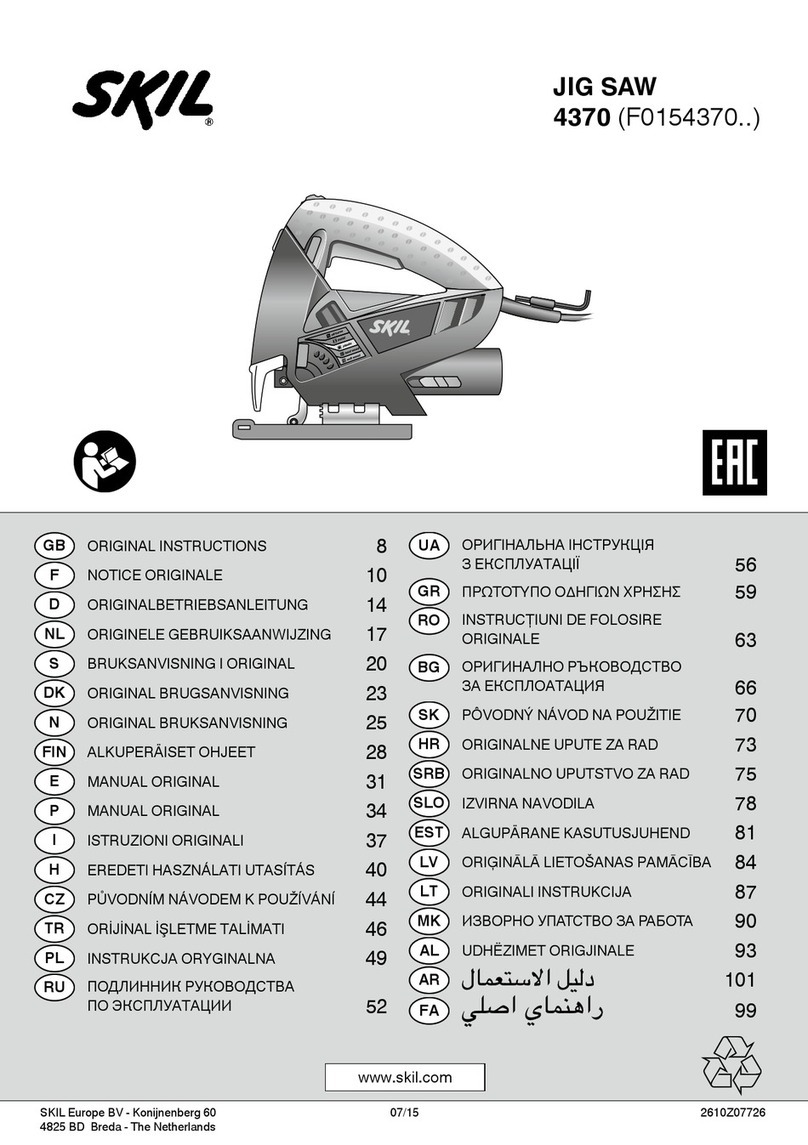 Skil 4370 User manual