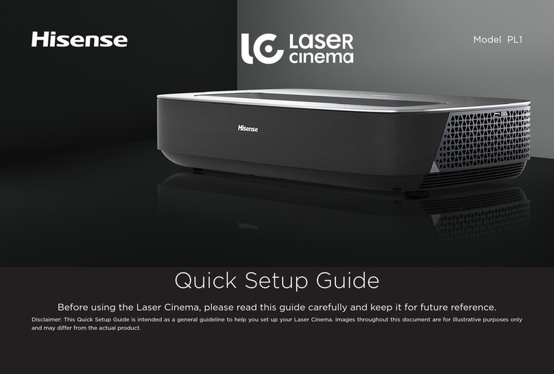Hisense PL1 Quick setup guide