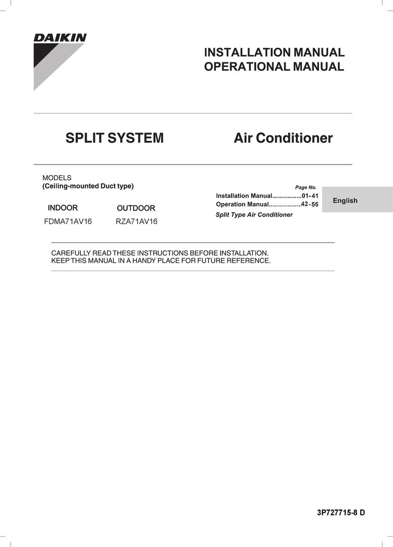 Daikin FDMA71AV16 User manual