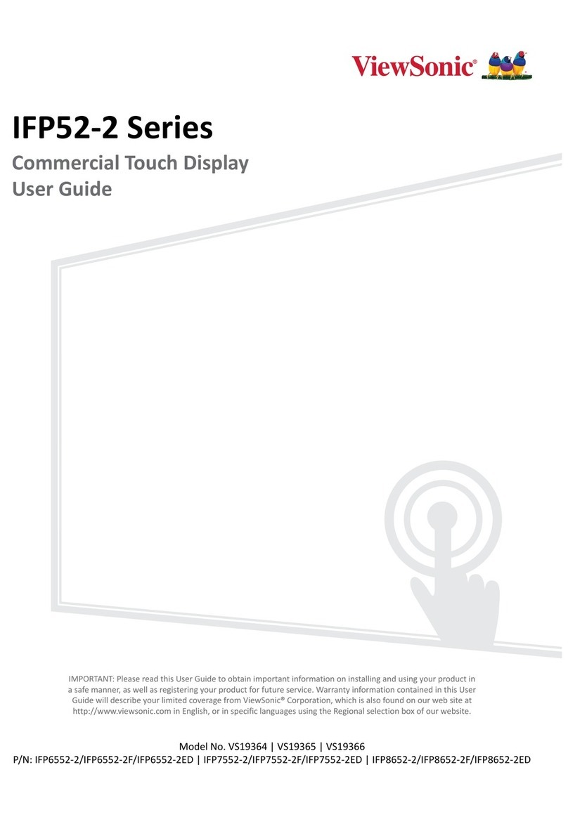 ViewSonic IFP6552-2F User manual