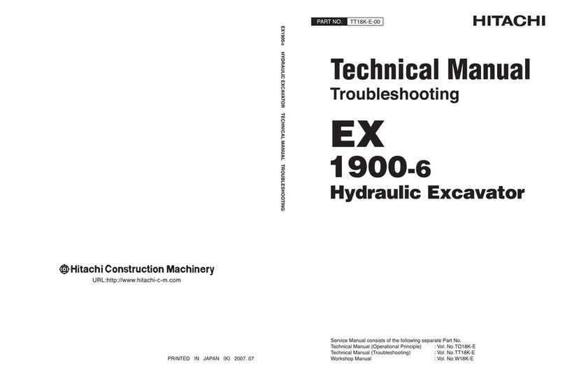 Hitachi EX1900-6 Technical manual