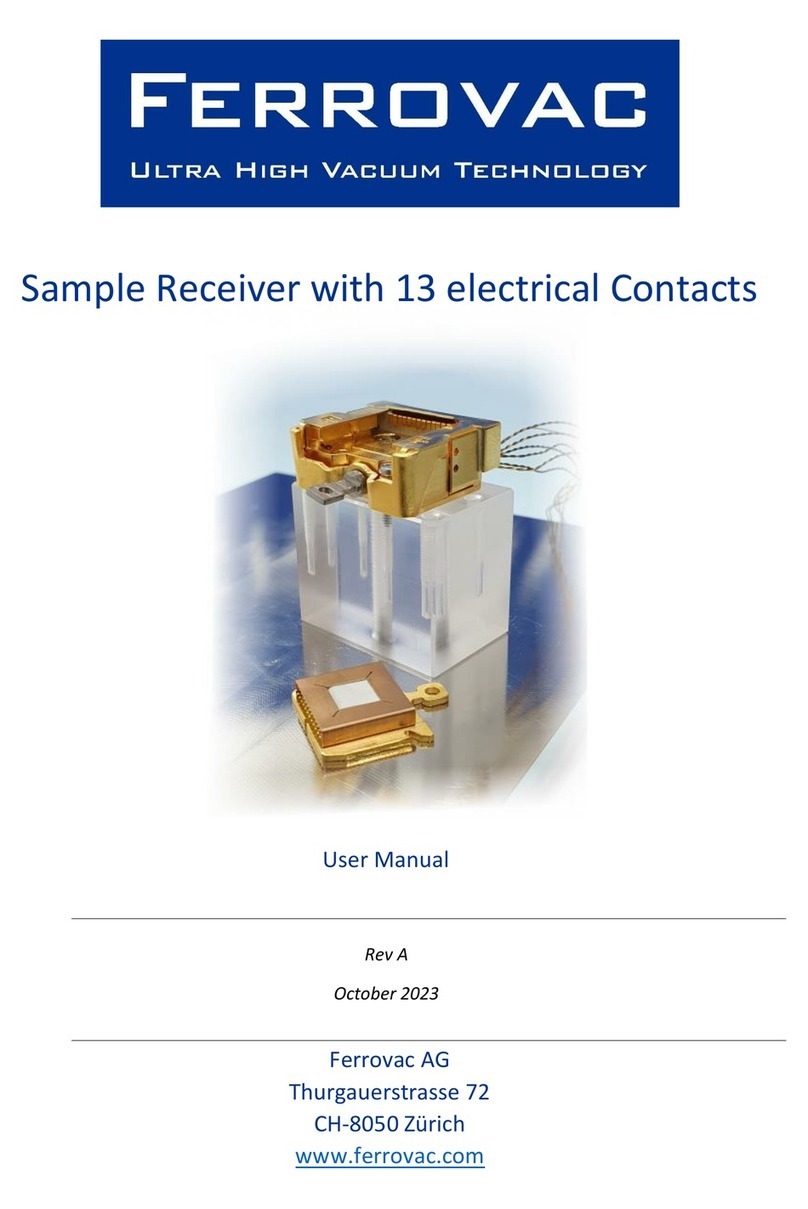 Ferrovac RECOMEC13 user manual