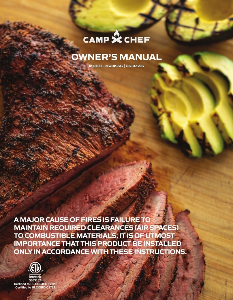 Camp Chef PG24SSG owner's manual